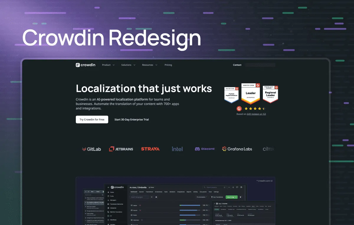 crowdin redesign 2026